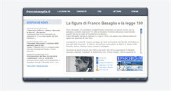 Desktop Screenshot of francobasaglia.it
